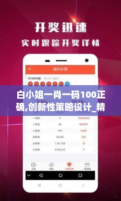 白小姐一肖一码100正确,创新性策略设计_精英款7.964