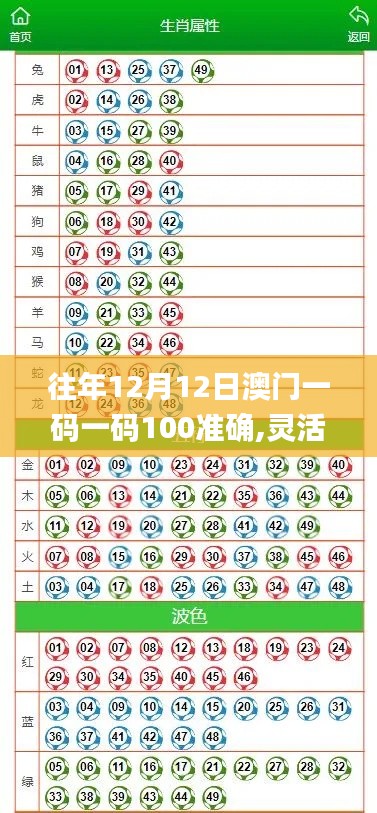 往年12月12日澳门一码一码100准确,灵活性操作方案_android6.743